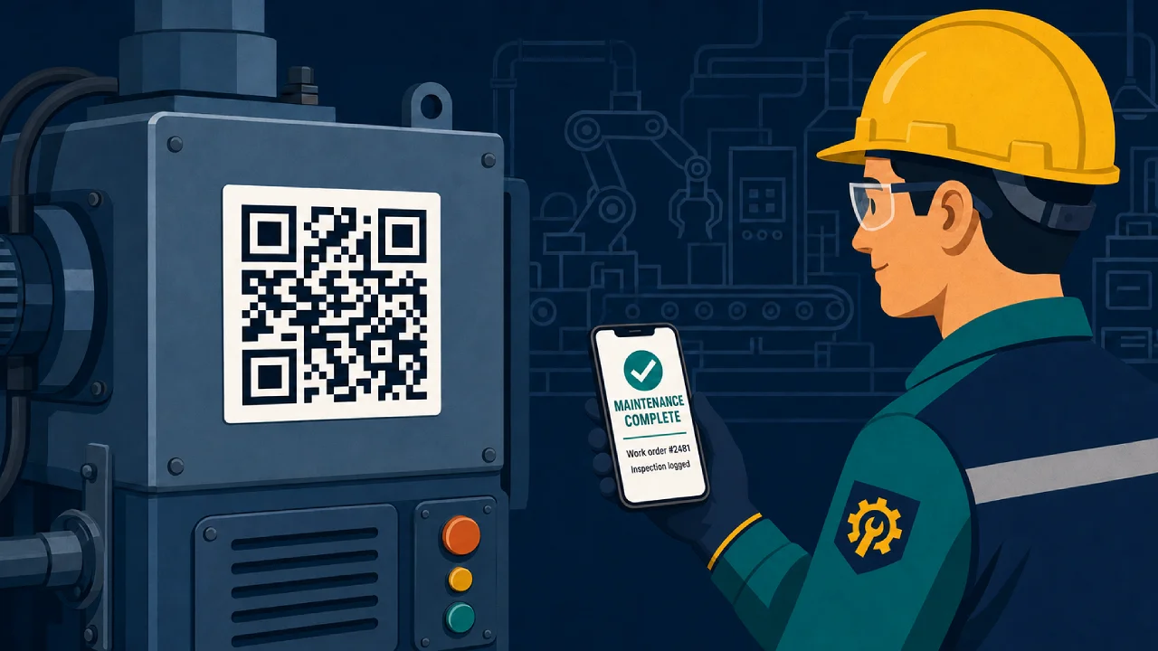 QR Codes in Manufacturing: Reducing Downtime and Data Gaps